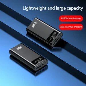 120W 200000mAh Power Bank Super Fast Charging Battery High Capacity Digital Display Power Bank For iPhone Samsung Huawei Xiaomi