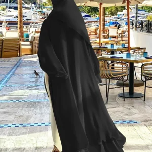 Fashion Chiffon Abaya Kimono Dubai Muslim Cardigan Abayas Women Casual Robe female Islam Clothes With Belt F2664